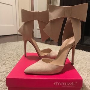 ShoeDazzle Chloee Blush Heels